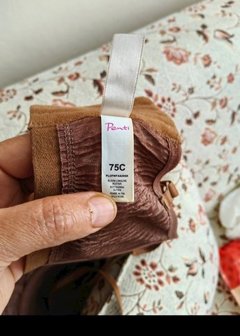 Kahverengi Askılı Mini Büstiyer - Görsel 6