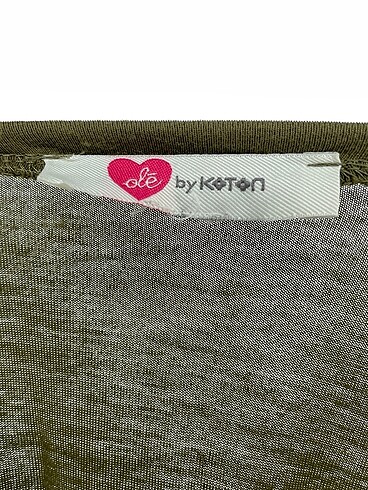 xl Beden haki Renk Koton T-shirt %70 İndirimli.
