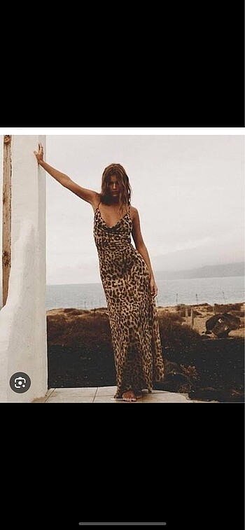 Zara leopar elbise