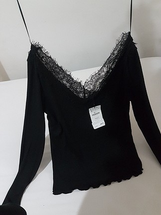 Stradivarius Dantelli Bluz
