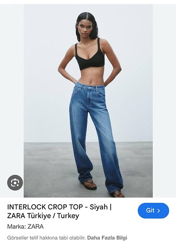 ZARA Siyah Kadın büstiyer