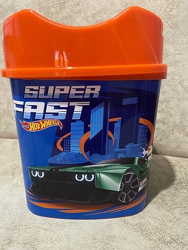 Sıfır hotweels lisanslı çöp kovası 7.5 lt kapatisesi