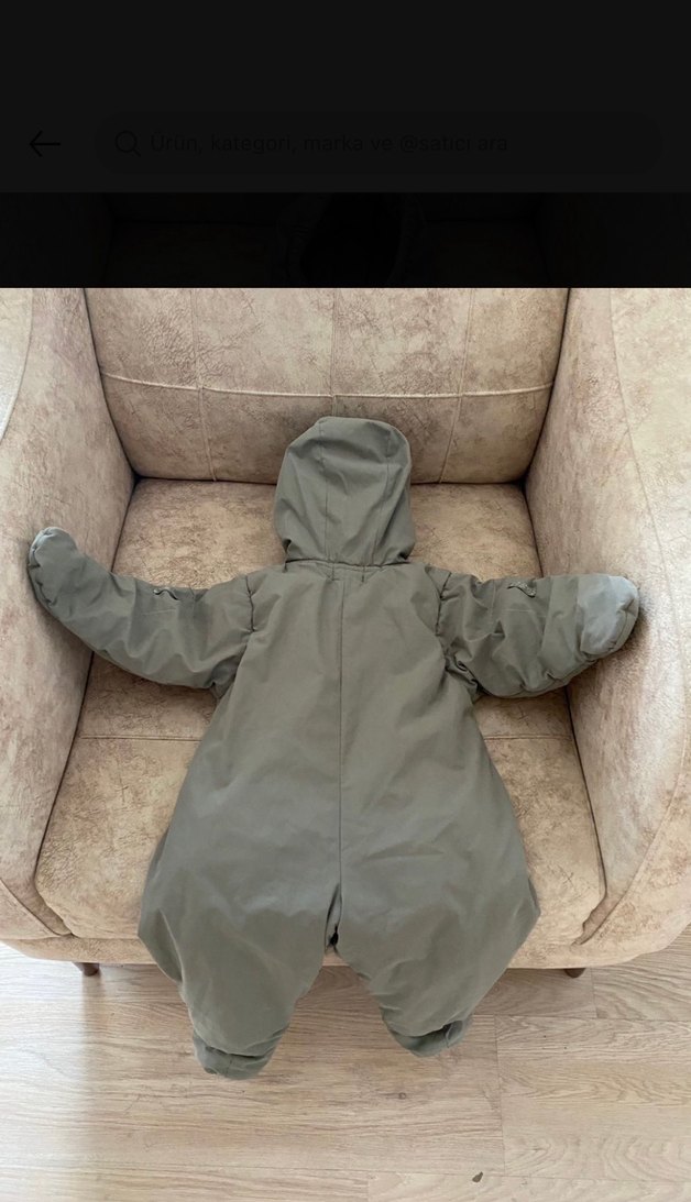 Gri Bebek Polar Montlu Tulum andy wowo markası - Görsel 2