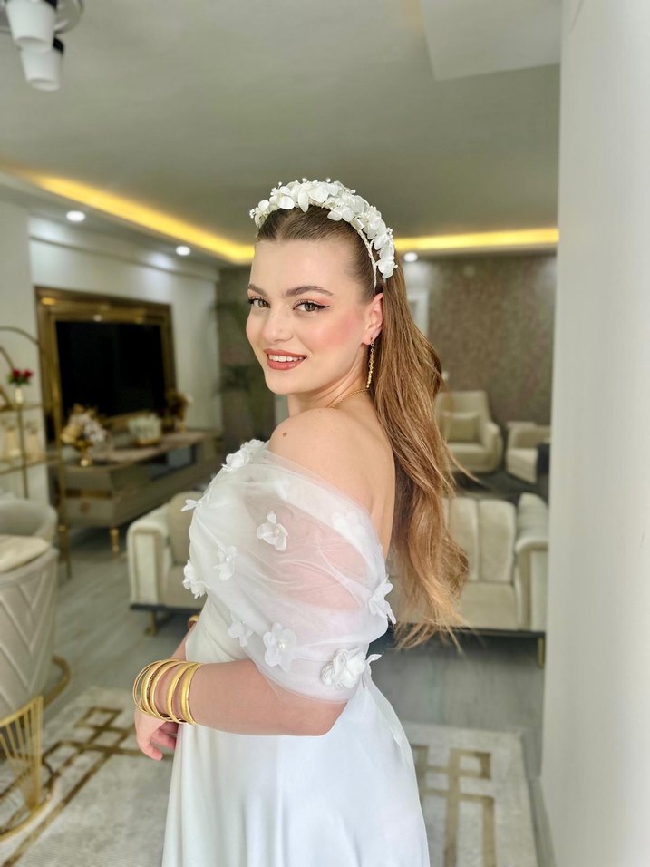 Özel dikim tasarım gelin elbisesi - Görsel 5