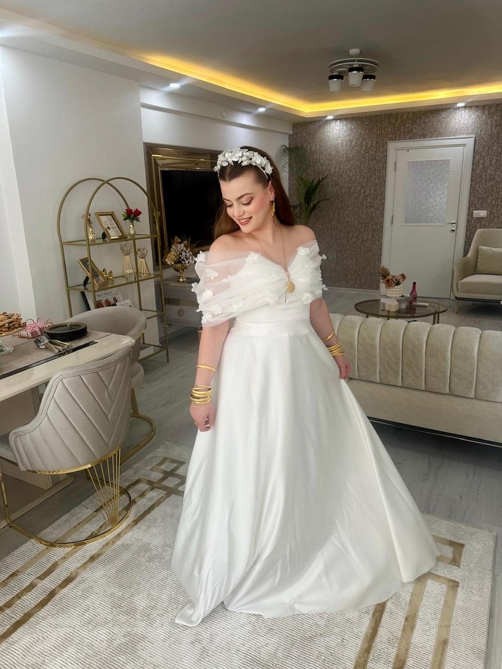 Özel dikim tasarım gelin elbisesi - Görsel 4