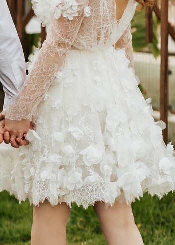 Vakko marka after party elbisesi - Görsel 5