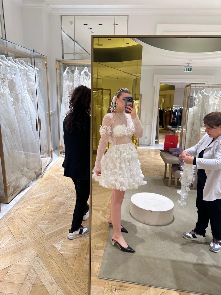 Vakko marka after party elbisesi - Görsel 2