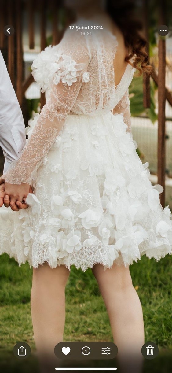 Vakko marka after party elbisesi - Görsel 5