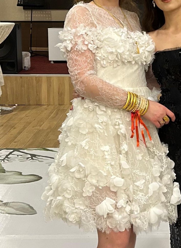 Vakko marka after party elbisesi - Görsel 3