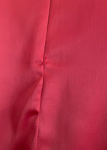 Bordo Uzun Kollu Yüksek Yaka Drapeli Elbise - Görsel 6