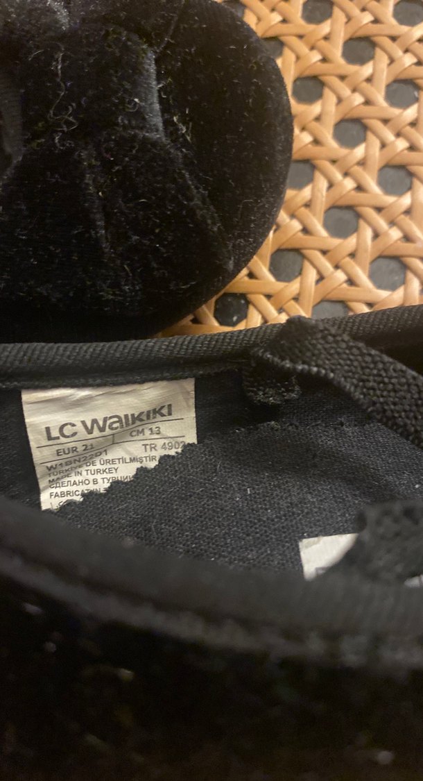 Kız Çocuk kadife  Siyah Tokalı Babet Ayakkabı - Görsel 3