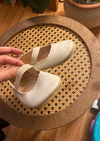 Kız Çocuk kırık  Beyaz  Babet Ayakkabı - Görsel 5