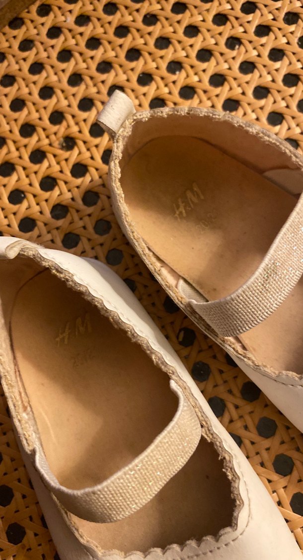 Kız Çocuk kırık  Beyaz  Babet Ayakkabı - Görsel 3