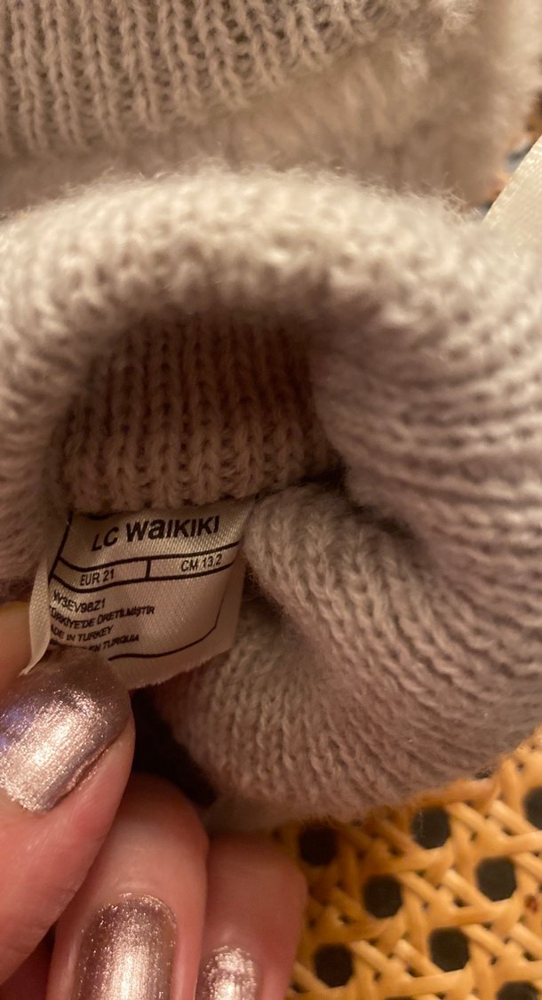 Kız Çocuk yılbaşı geyikli Sıcak Ev Terliği - Görsel 3