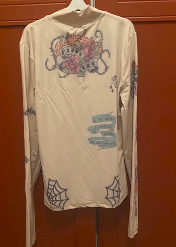 Twist Uzun Kollu Baskılı Bluz - Görsel 2