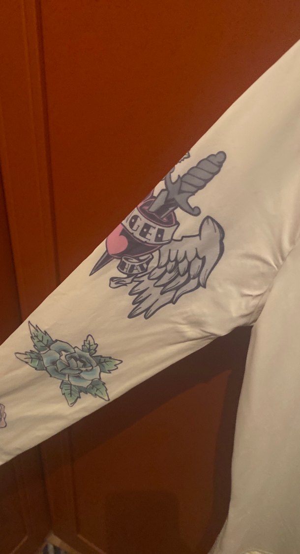 Twist Uzun Kollu Baskılı Bluz - Görsel 4