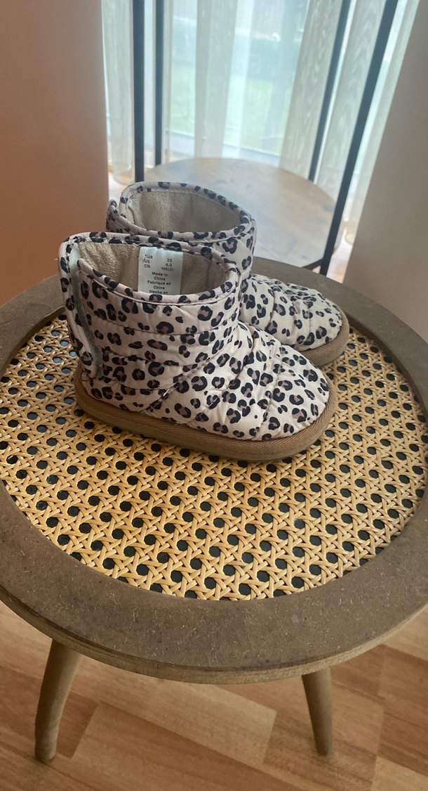 Leopar Desenli Kız Çocuk Botu - Görsel 2