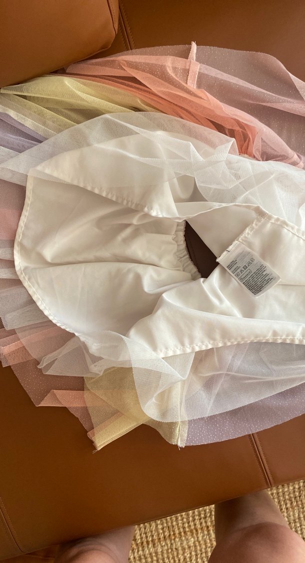 Çok Renkli Renkli Tül Kız Eteği - Görsel 3