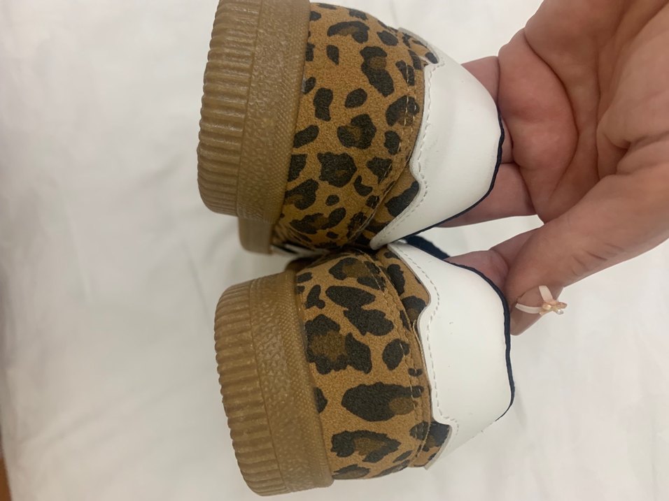 Leopar Desenli Kadın Platform Spor Ayakkabı - Görsel 4