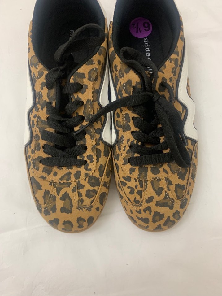 Leopar Desenli Kadın Platform Spor Ayakkabı - Görsel 2