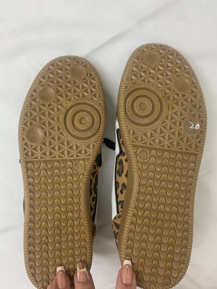 Leopar Desenli Kadın Platform Spor Ayakkabı - Görsel 5