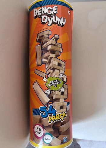 Denge Oyunu Ahşap 54 Parça - Görsel 2