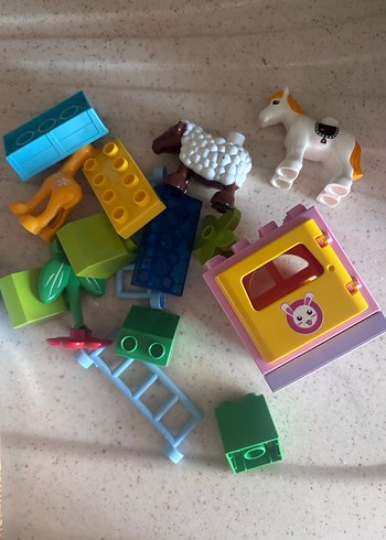 Renkli Eğlenceli Çiftlik Lego Seti - Görsel 2