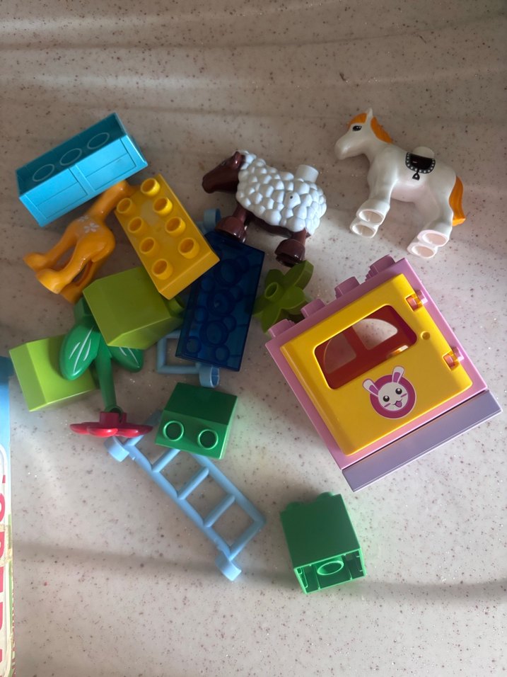 Renkli Eğlenceli Çiftlik Lego Seti - Görsel 2