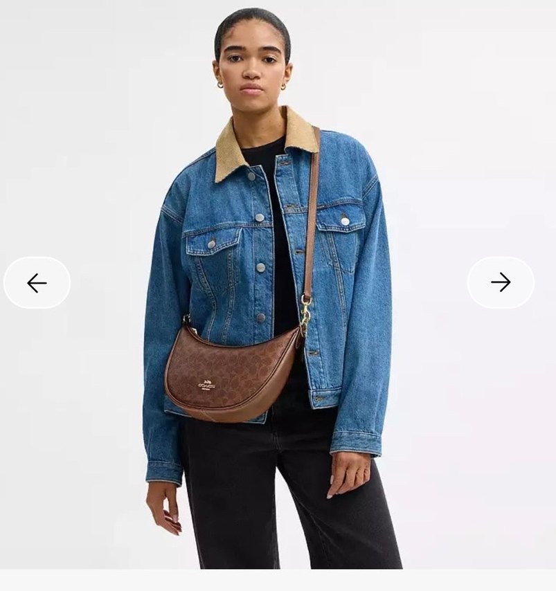 Coach deri orjinal çanta - Görsel 4