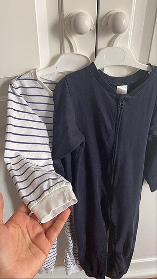 H&M fermuarlı pijama takımı
