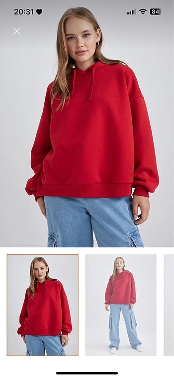 Defacto DEFACTO OVERSİZE SWEATSHIRT