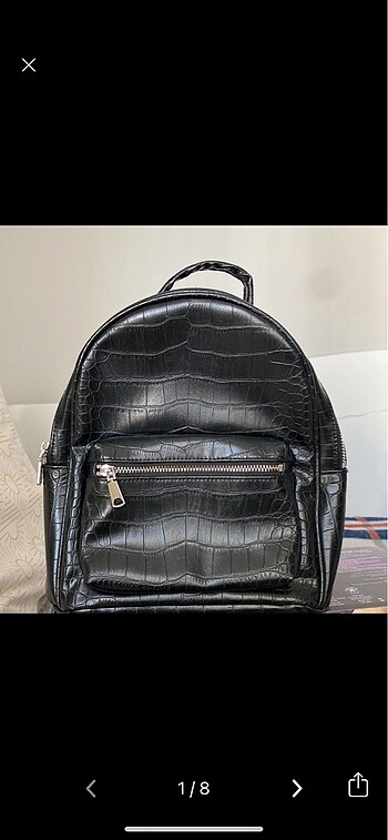 H&M siyah sırt çantası