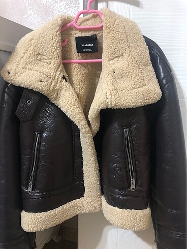s Beden Pull&bear biker kahve mont