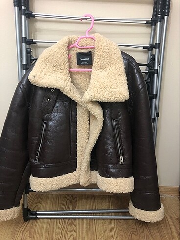 s Beden kahverengi Renk Pull&bear biker kahve mont