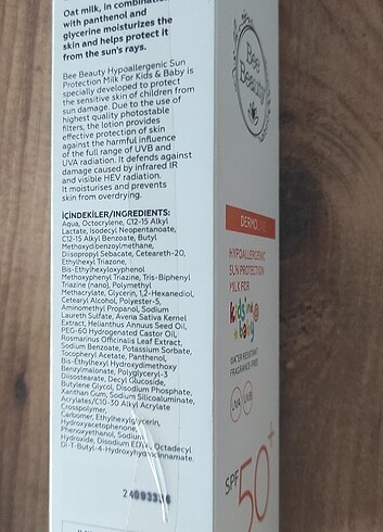 Çocuk bebek koruyucu güneş sütü - Görsel 3