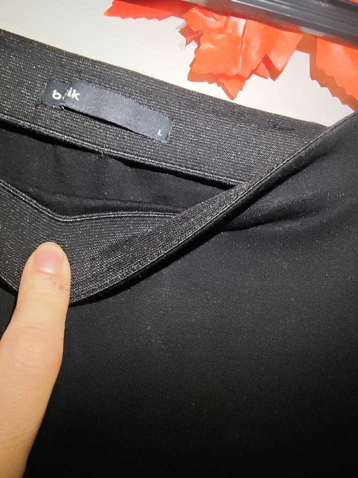 Siyah Dantel Detaylı Mini Kalem Etek - Görsel 4