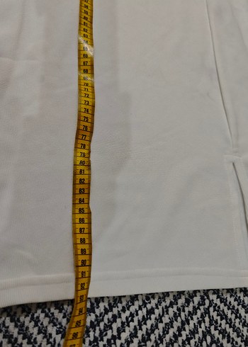 Beyaz Uzun Kollu Triko Kadın Elbise - Görsel 6