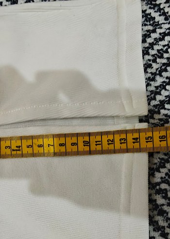 Beyaz Uzun Kollu Triko Kadın Elbise - Görsel 8