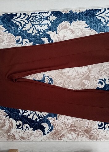 Zara Çimalı Likralı kumaş Pantolon