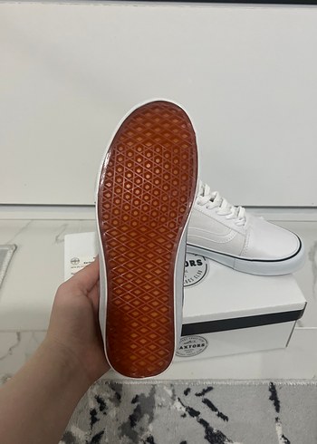 Diğer Kadın Beyaz Minimalist Gizli Spor Ayakkabı