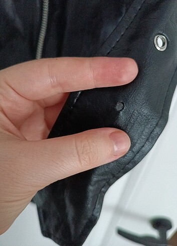 xs Beden siyah Renk Bershka Siyah Deri Elbise