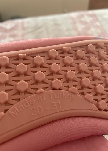 Kız Çocuk Pembe Minnie ve Daisy Terlik plaj havuz ayakkabısı - Görsel 3