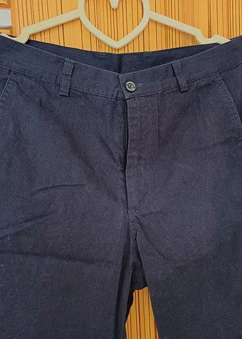 m Beden lacivert Renk kadın Lacivert Regular Fit Mini Denim Şort