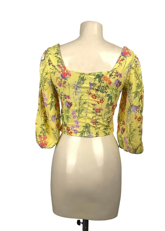 Trendyol & Milla çiçek desenli bluz - Görsel 4