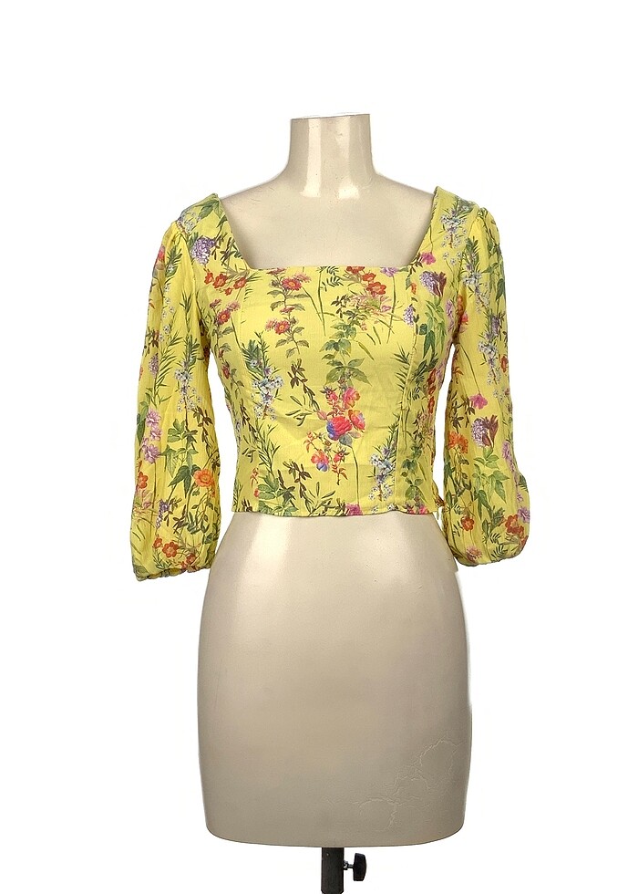 Trendyol & Milla çiçek desenli bluz - Görsel 2