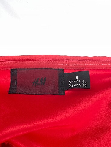 40 Beden kırmızı Renk H&M Uzun Elbise p İndirimli.