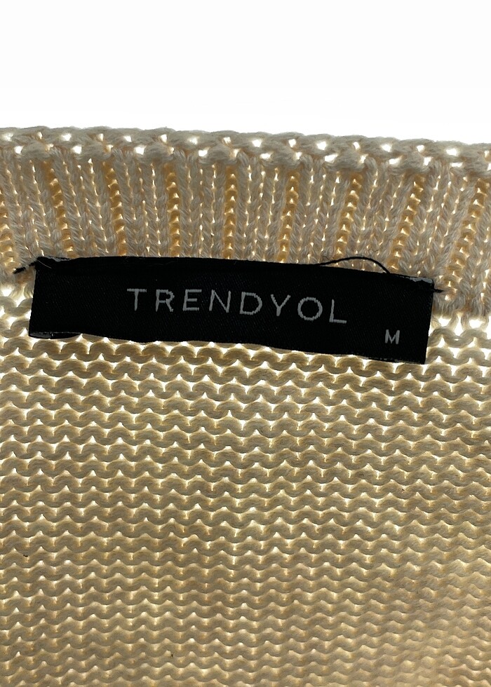 Trendyol & Milla nakışlı crop triko bluz - Görsel 5