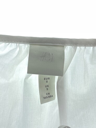 s Beden beyaz Renk H&M Kısa Elbise