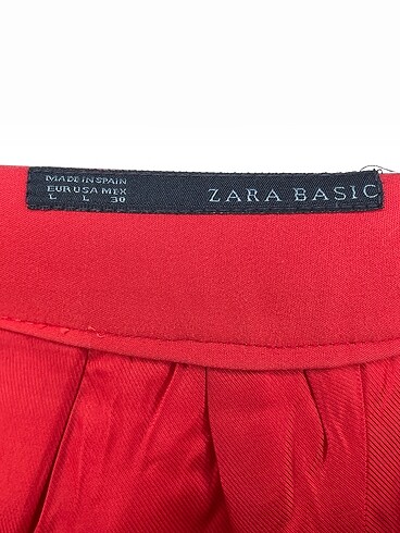 l Beden kırmızı Renk Zara Mini Etek p İndirimli.