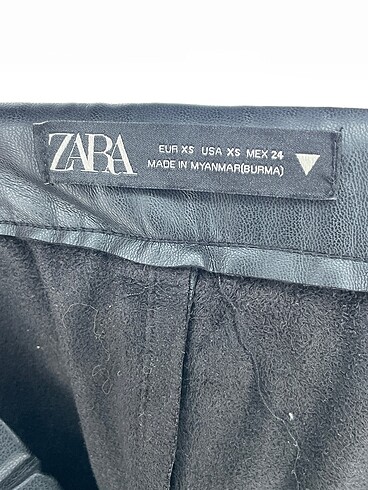 Zara suni deri pantolon p İndirimli. - Görsel 4